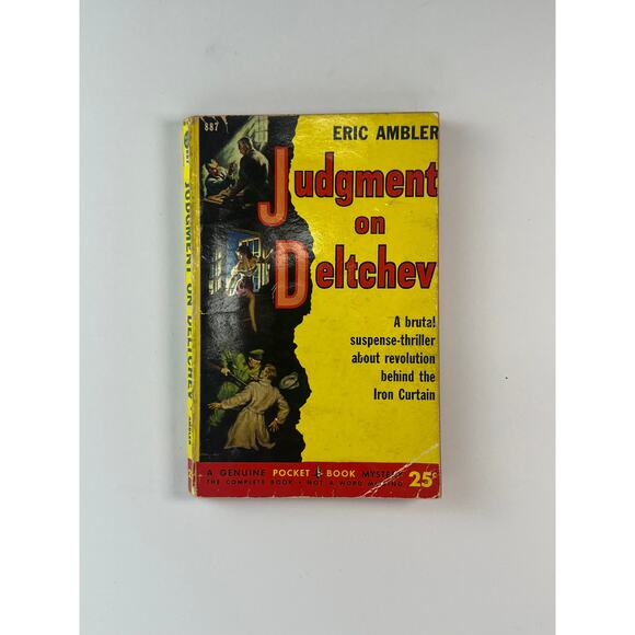 Vintage Pulp Fiction Paperback Book - Judgement on Deltchec - Eric Ambler - 1952 - Picture 1 of 8